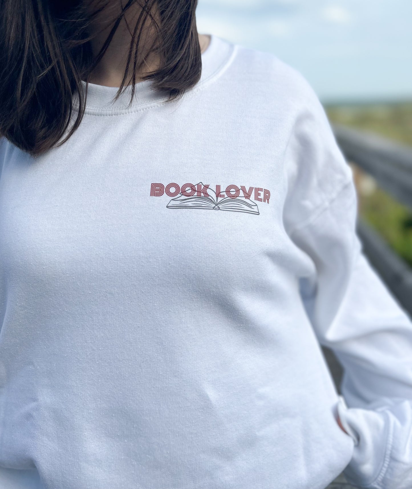 Retro Book Lover Sweatshirt