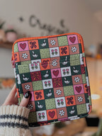 Goose Patchwork Book & Kindle Sleeve Pouch