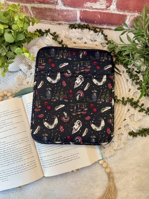 8x10 Skull Mystic Book Sleeve | Book Sleeve | Kindle Storage