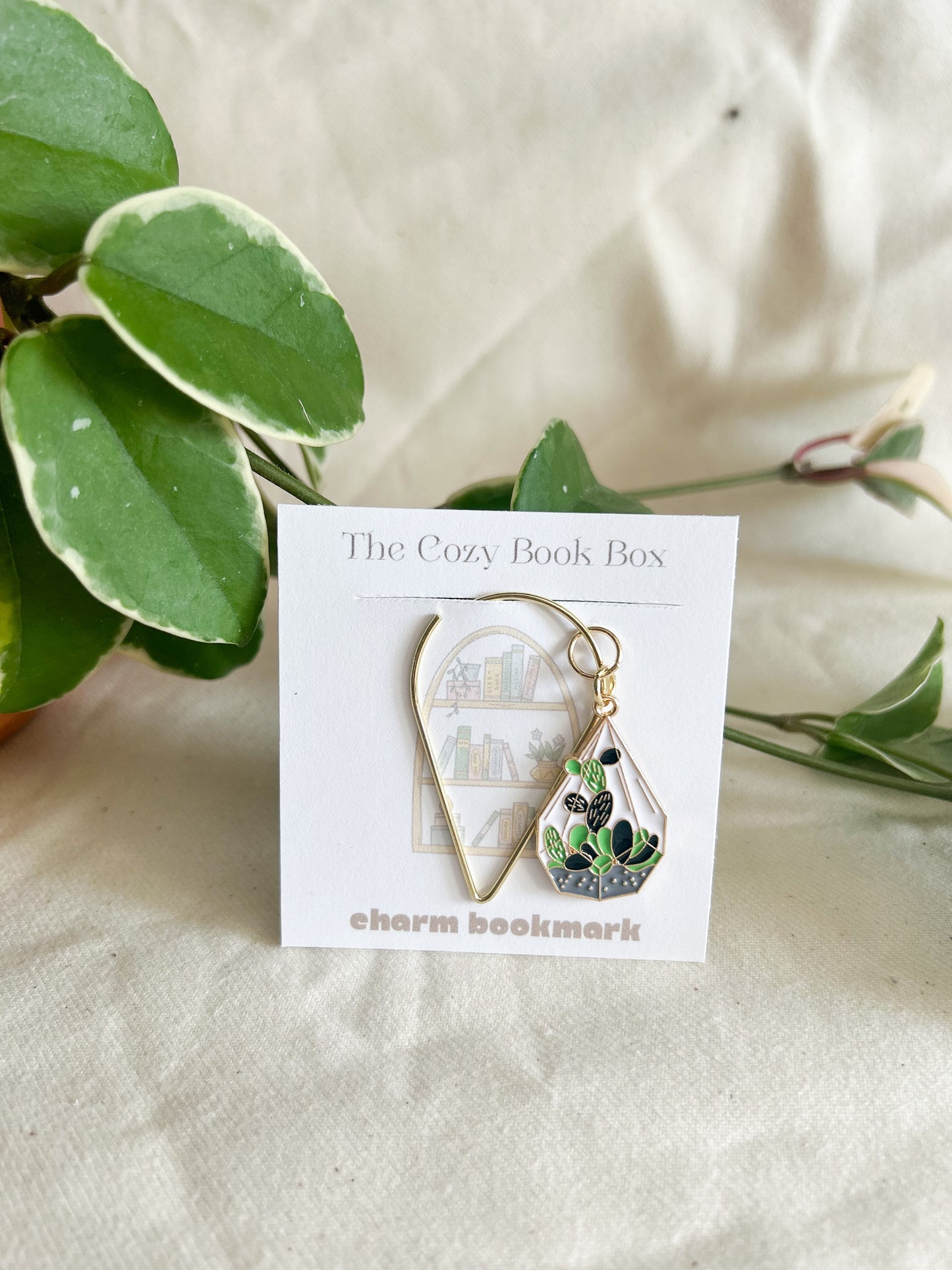 Houseplant Charm Bookmark