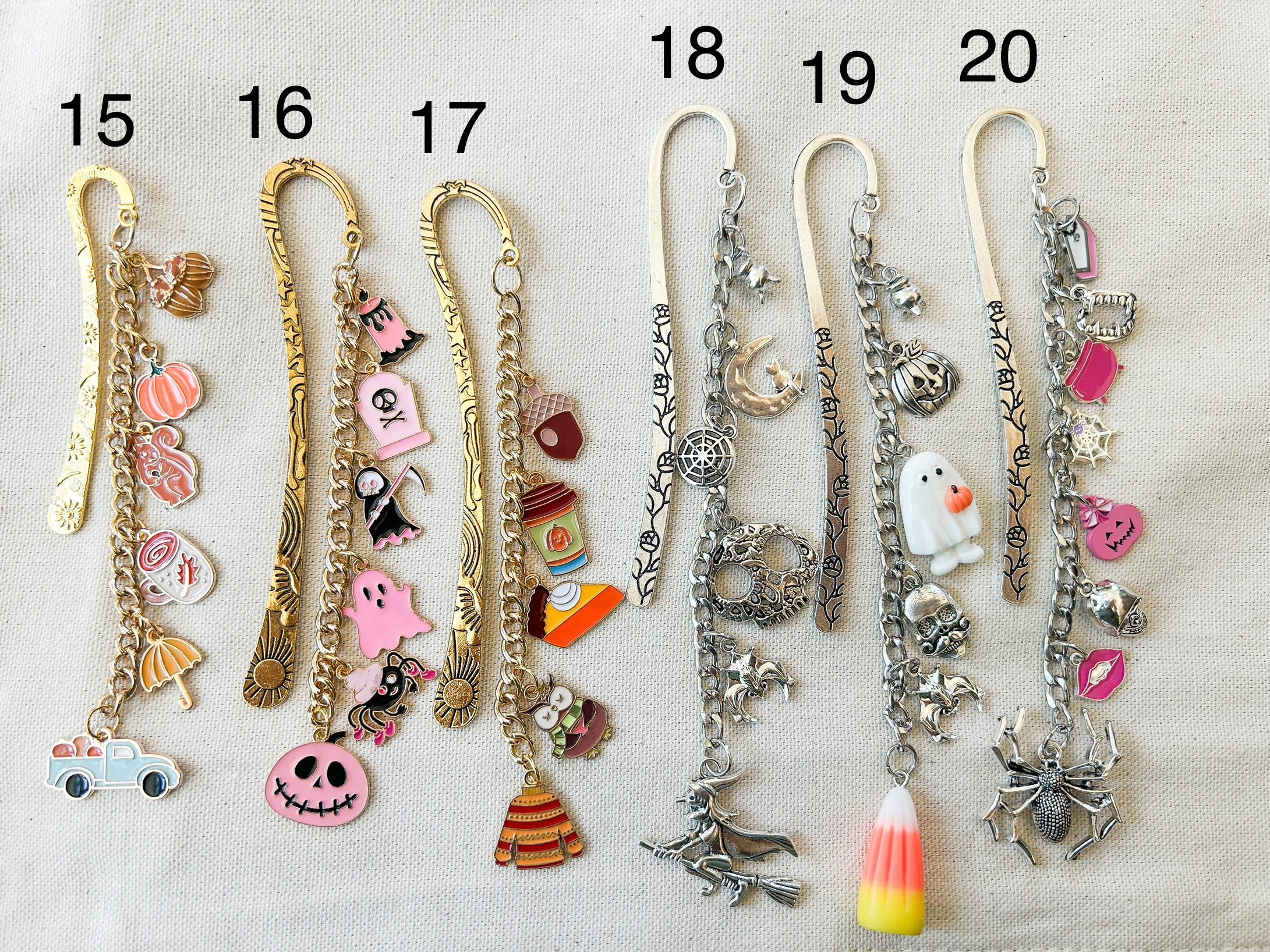 Fall/Halloween Hook Bookmarks