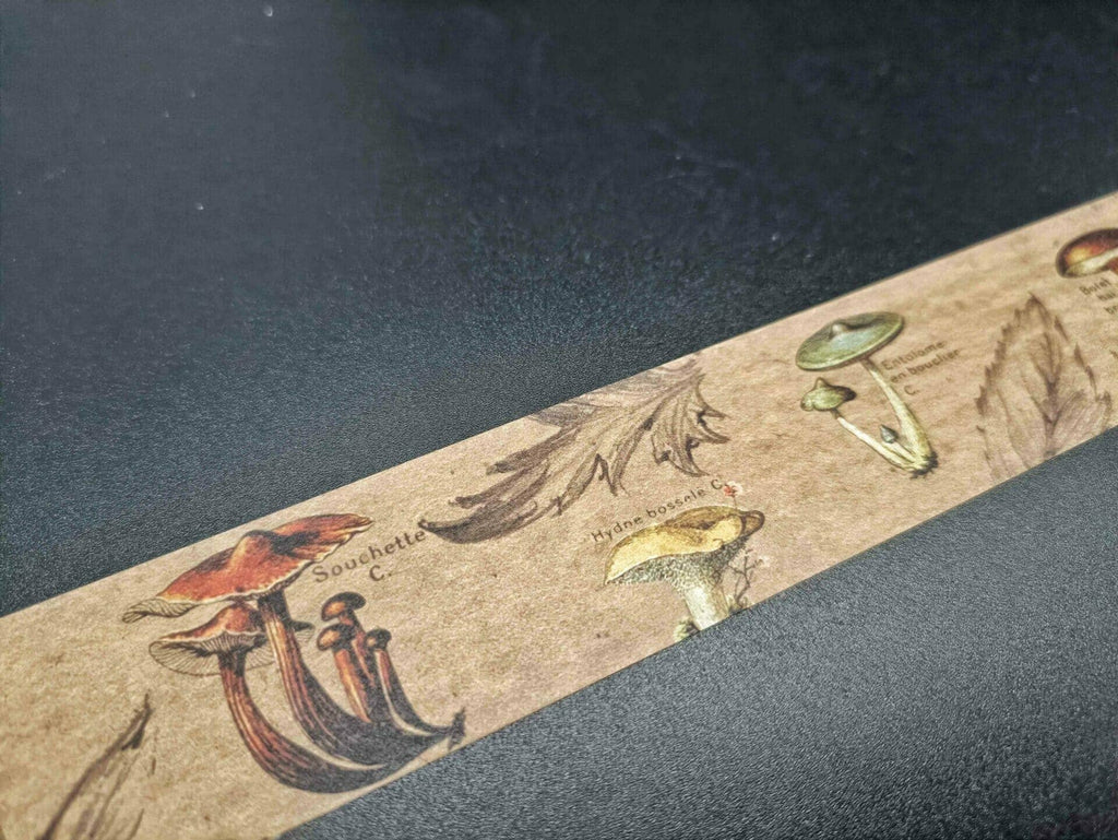Vintage Mushrooms Washi Tape