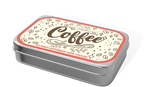 Coffee Stickers Tin Can