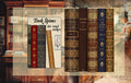 Book Spines Sticker Tin Box