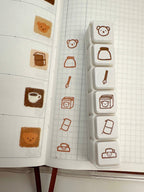 Bear's Happy Moments Button Stamp