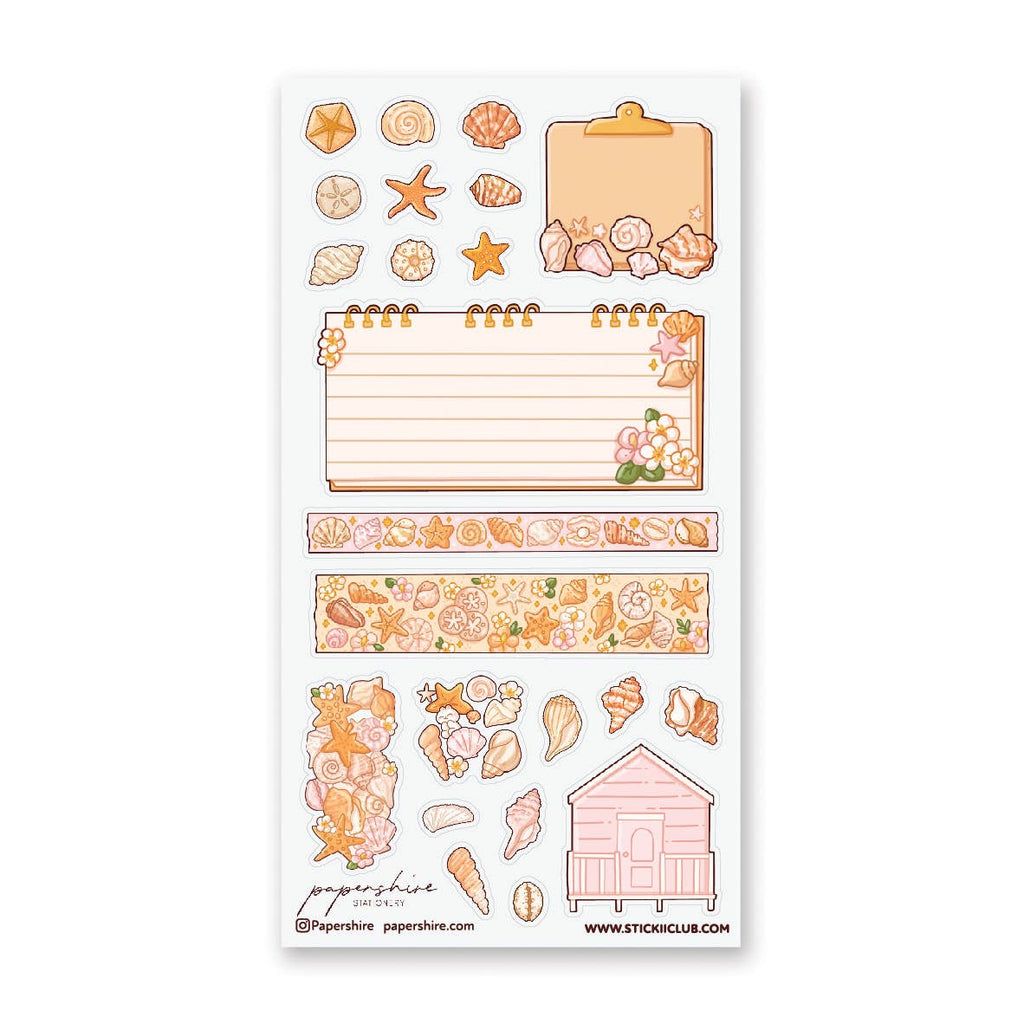 Seashell Splendor Sticker Sheet