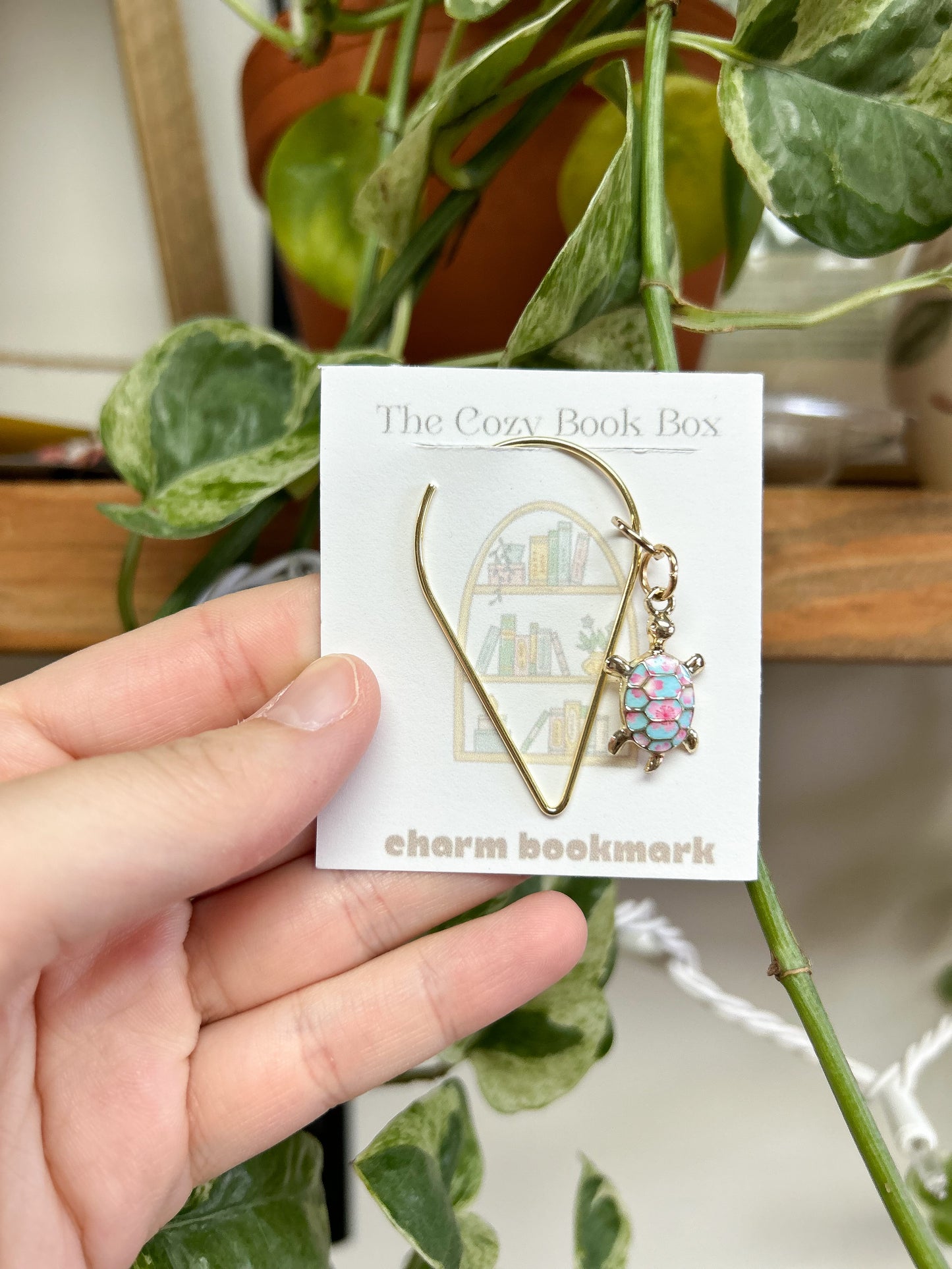 Turtle Charm Bookmark