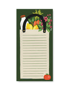 Magnetic Market List Notepad | Grocery Bag