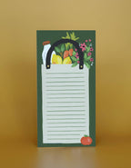 Magnetic Market List Notepad | Grocery Bag