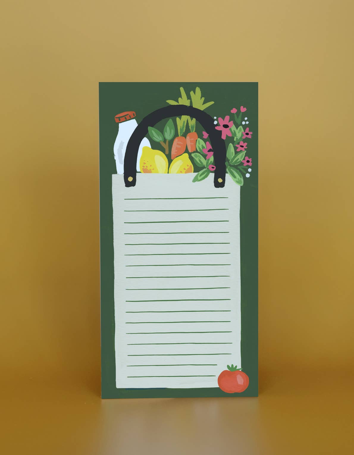 Magnetic Market List Notepad | Grocery Bag