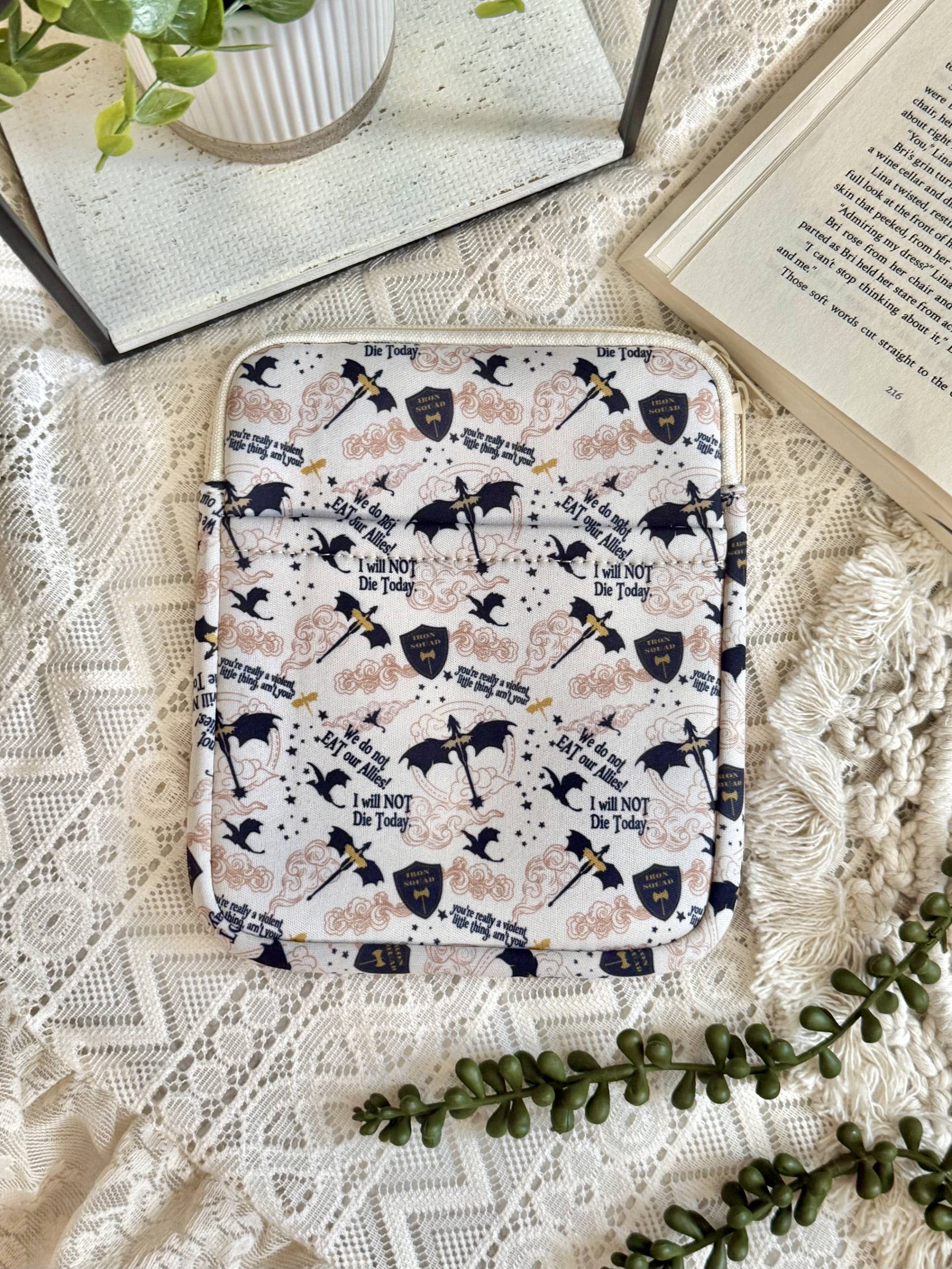 8x10 Dragon Book Sleeve | Book Sleeve | Kindle Storage