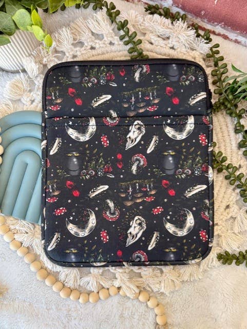 8x10 Skull Mystic Book Sleeve | Book Sleeve | Kindle Storage