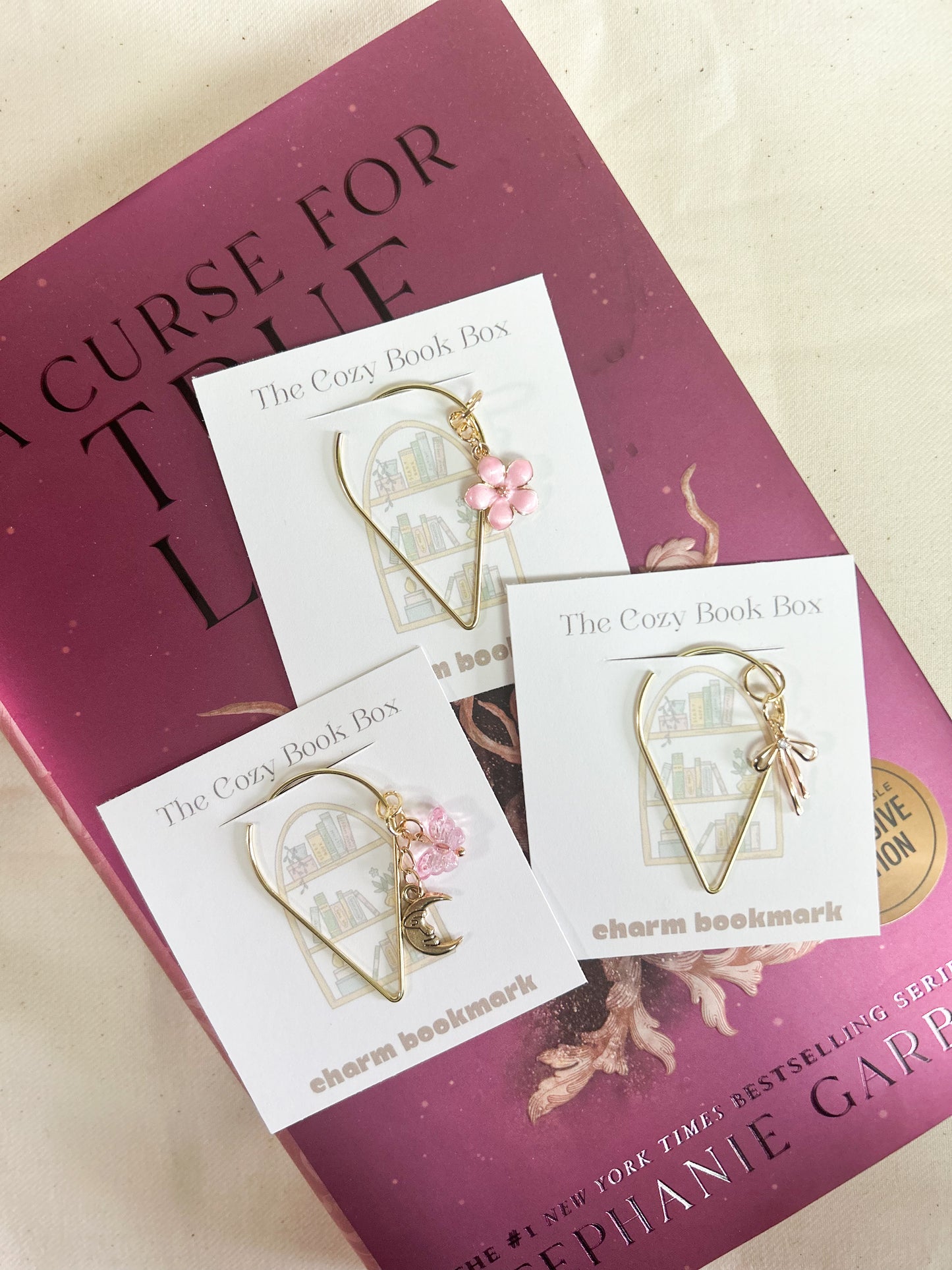 Pretty in Pink Bookmark Set