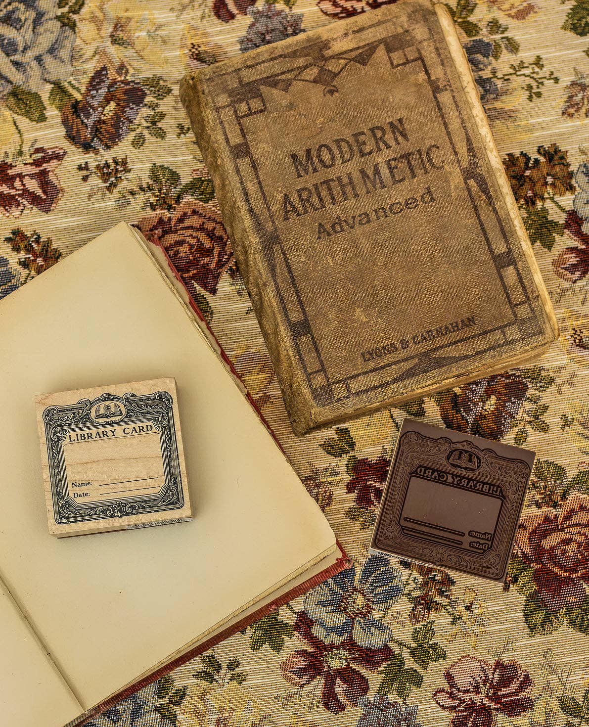 Library Wooden Stamp