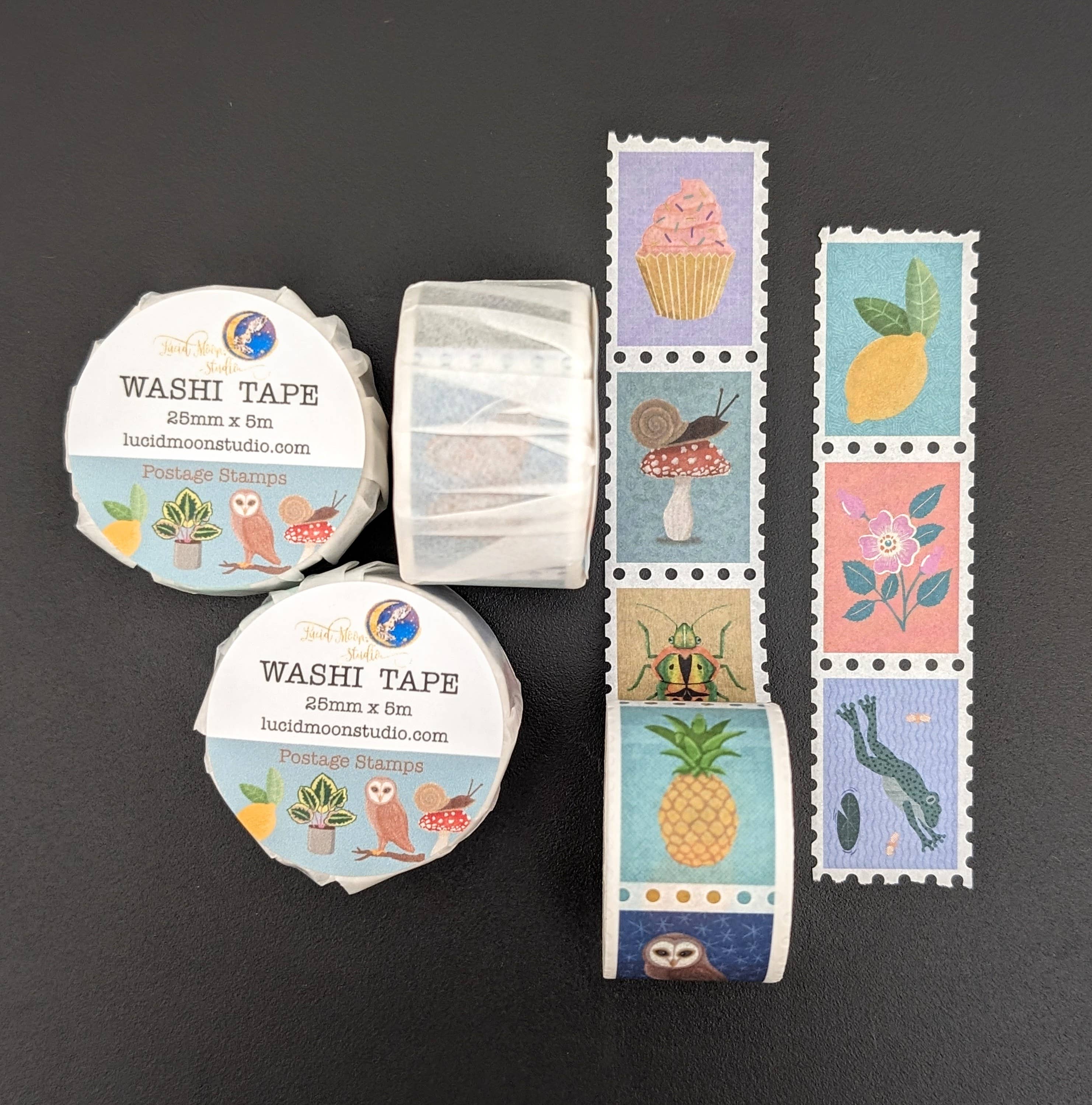 Nature Postage Stamp Washi Tape