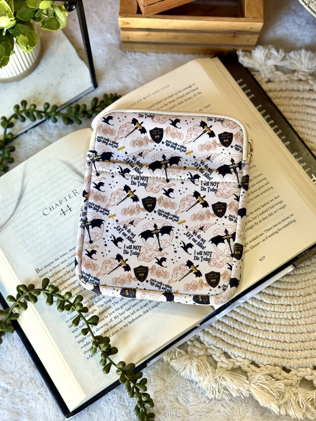 8x10 Dragon Book Sleeve | Book Sleeve | Kindle Storage