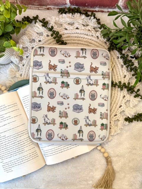 8x10 Cat Book Sleeve | Book Sleeve | Kindle Storage