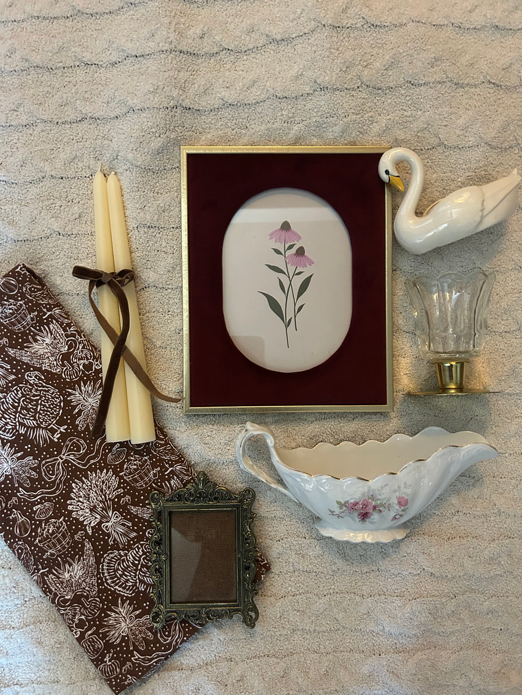 Moody Florals Basket