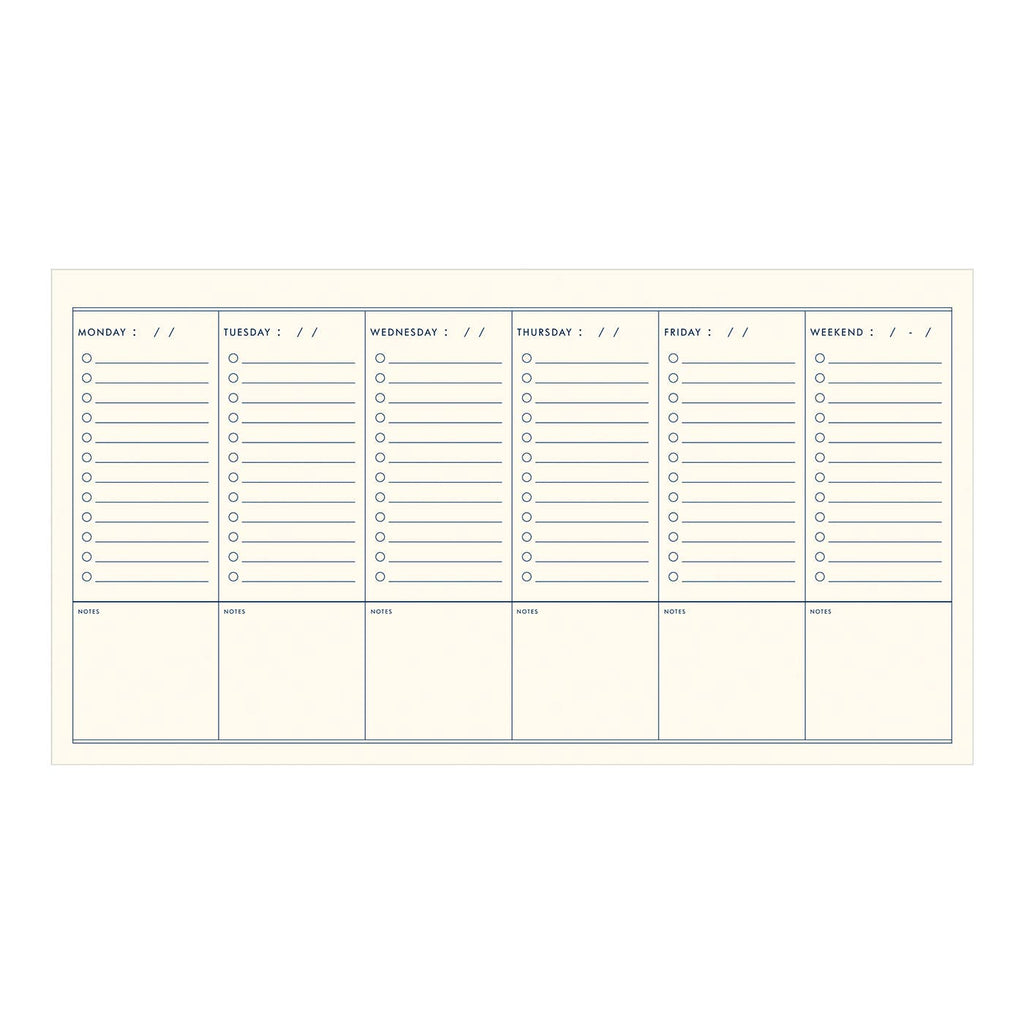 Ducks In A Row Undated Weekly Planner