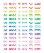 So. Many. Snail Mail Stickers.