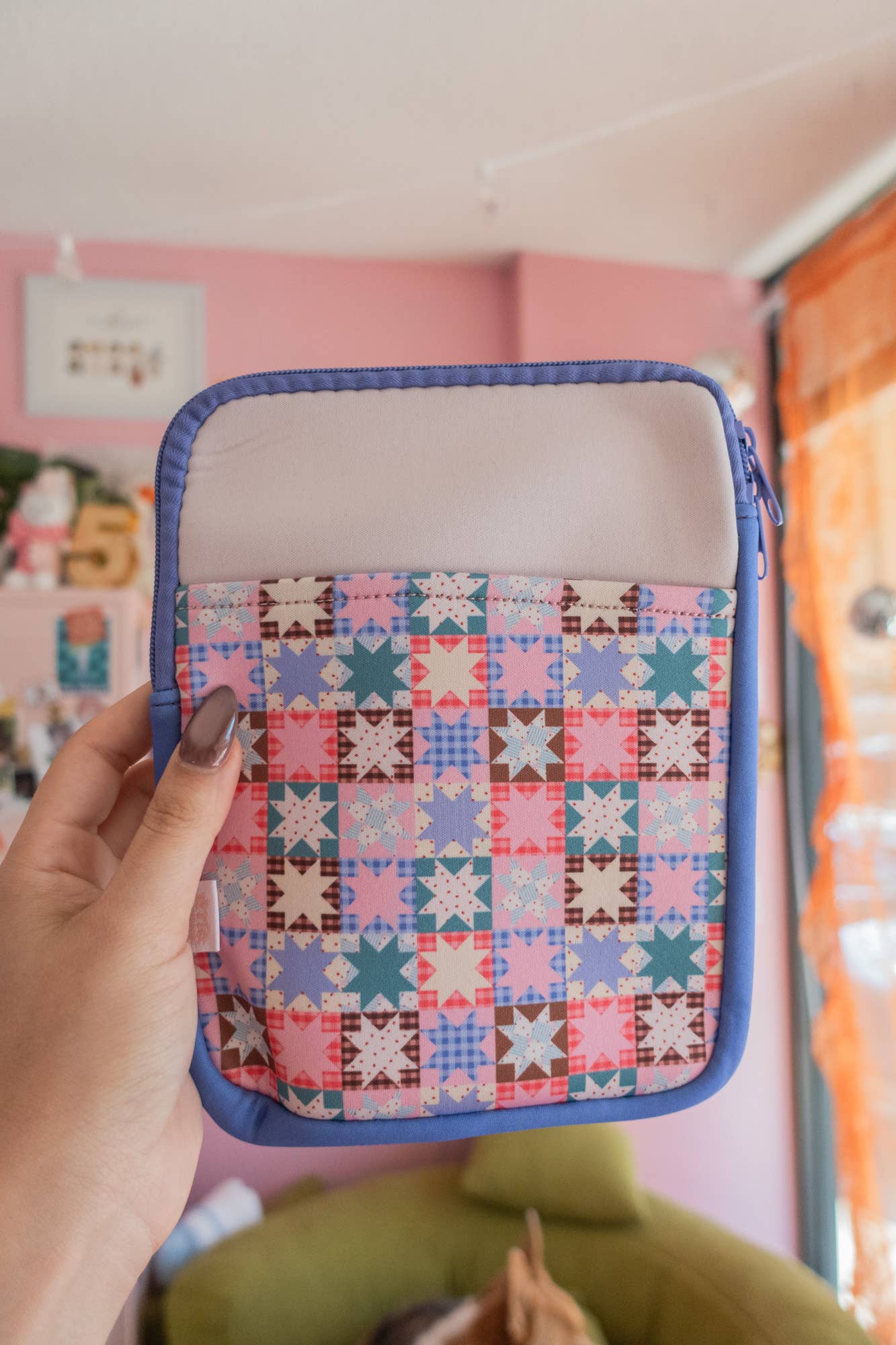 Quilt Kindle & E-reader Zipper Sleeve