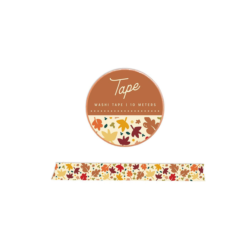 Falling Leaves Pattern Washi Tape