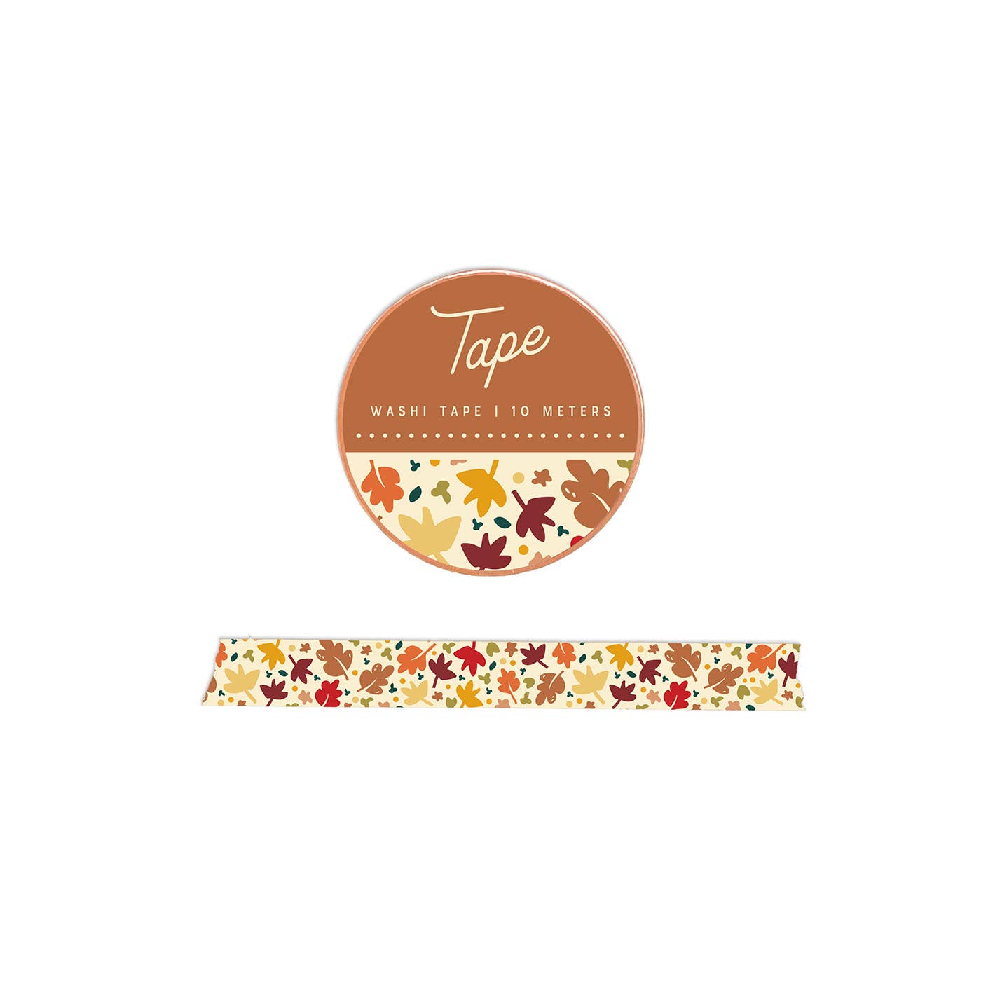 Falling Leaves Pattern Washi Tape