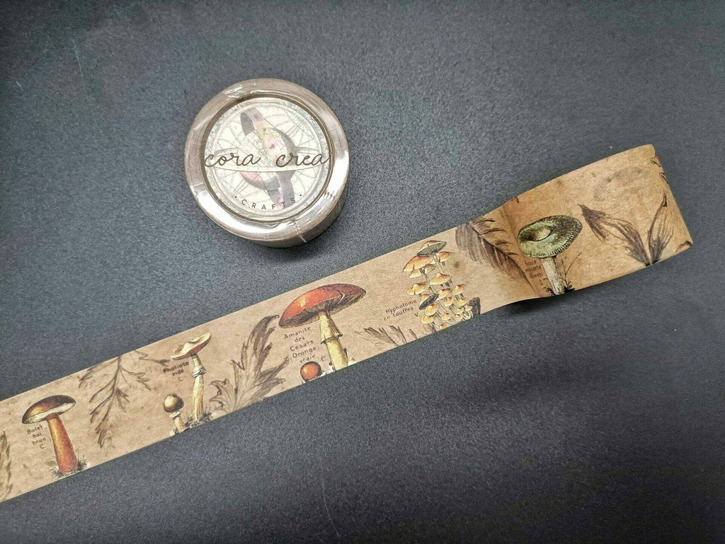 Vintage Mushrooms Washi Tape