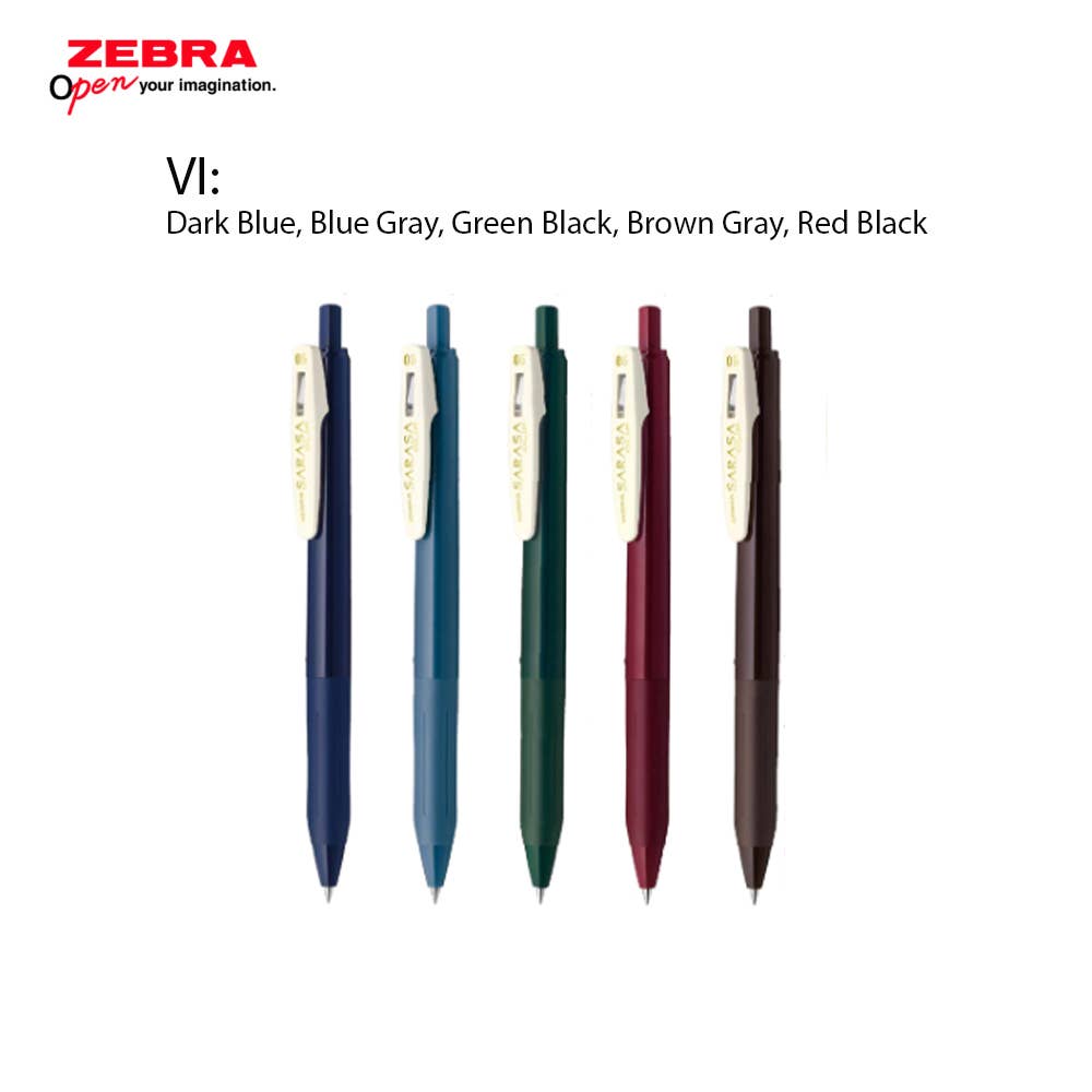 Zebra Gel Pen Sarasa Vintage Color