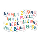 Ruth Bader Ginsburg Feminist Sticker