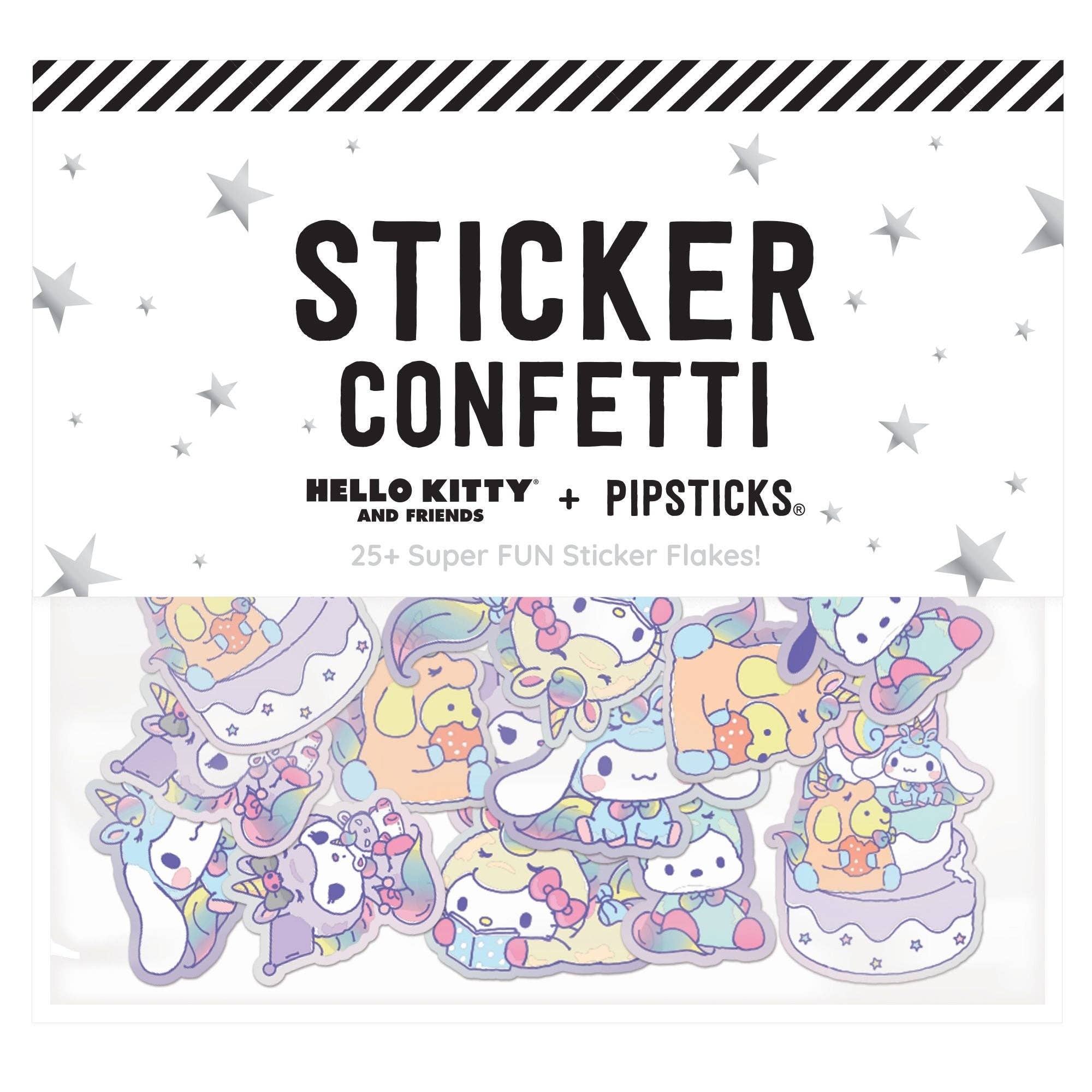 Hello Kitty And Friends Unicorn Fantasy Sticker Confetti