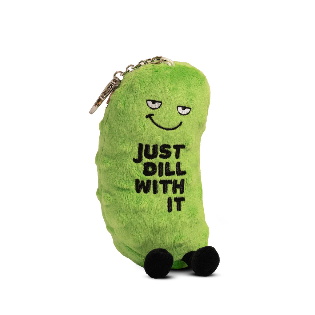 Dill Pickle Bag Charm Plush