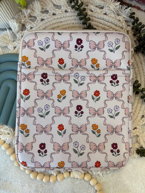 8x10 Floral Book Sleeve | Book Sleeve | Kindle Storage