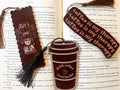 Coffee Acrylic Engraved Bookmarks