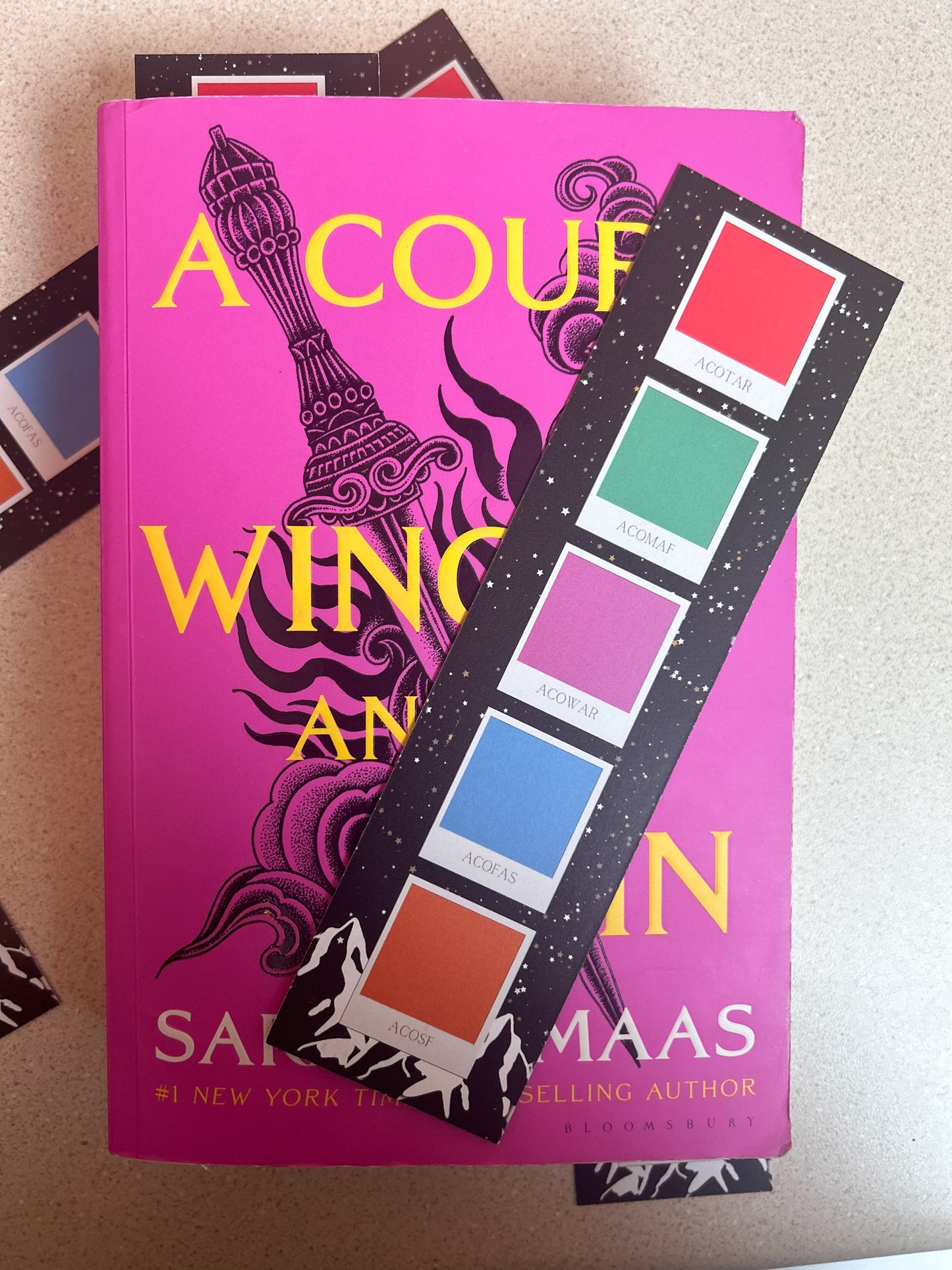 ACOTAR Inspired Bookmark