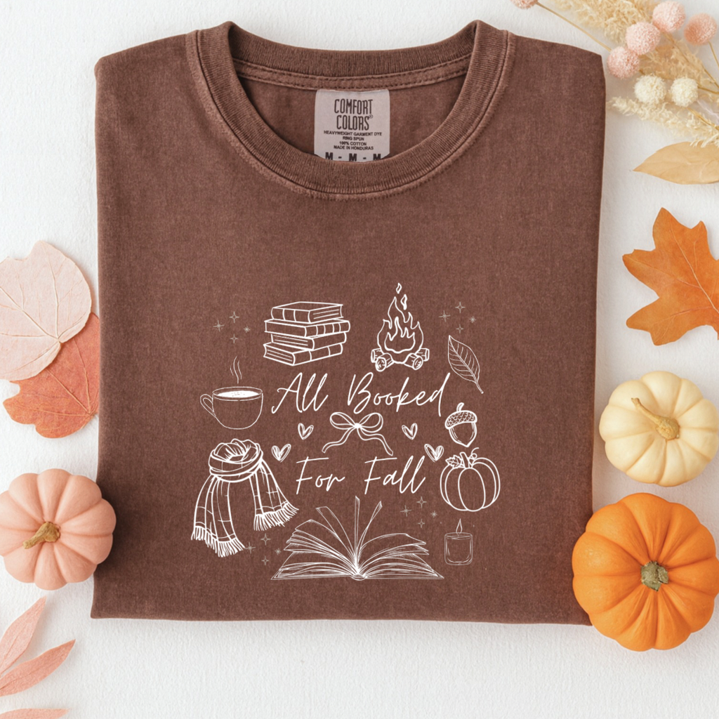 All Booked for Fall Tshirt