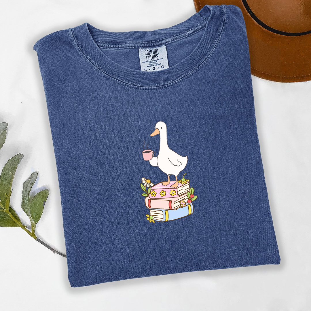 Goose on Books Tshirt