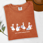 Just a Book Reading Goose Tshirt