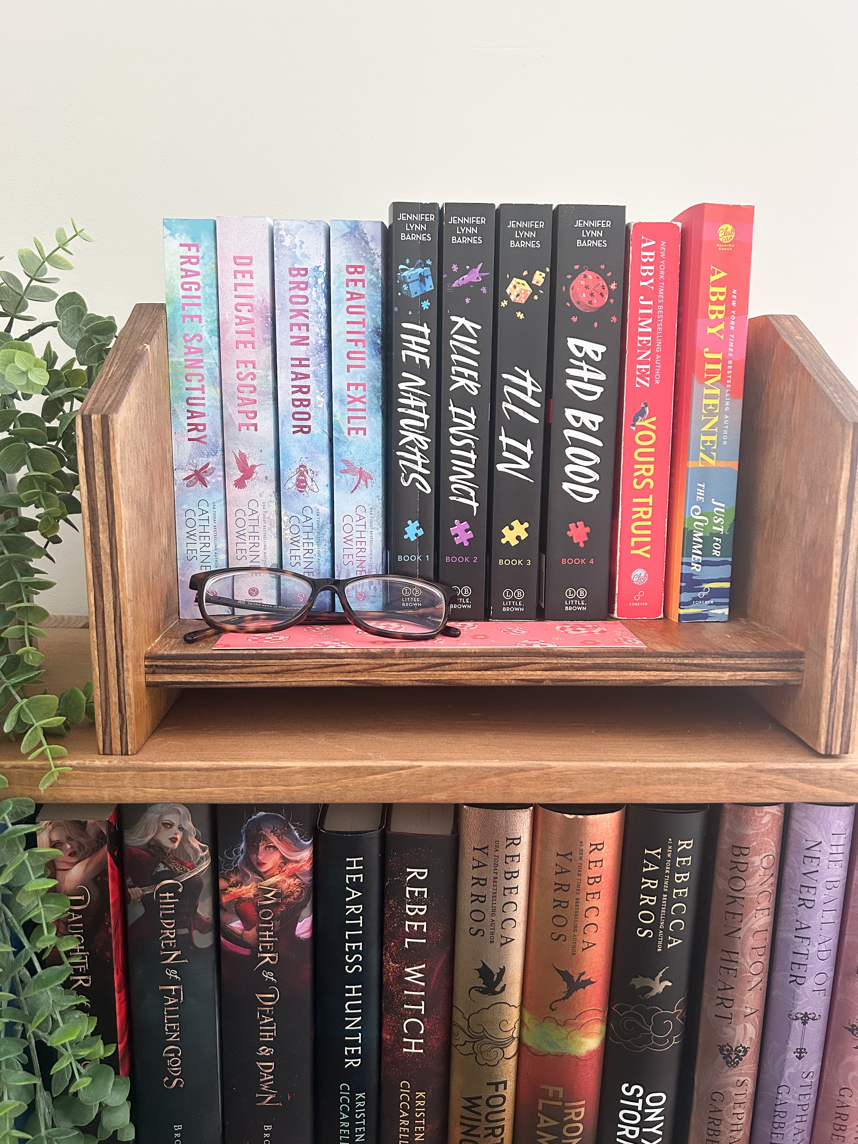 Wooden Tabletop Bookshelf