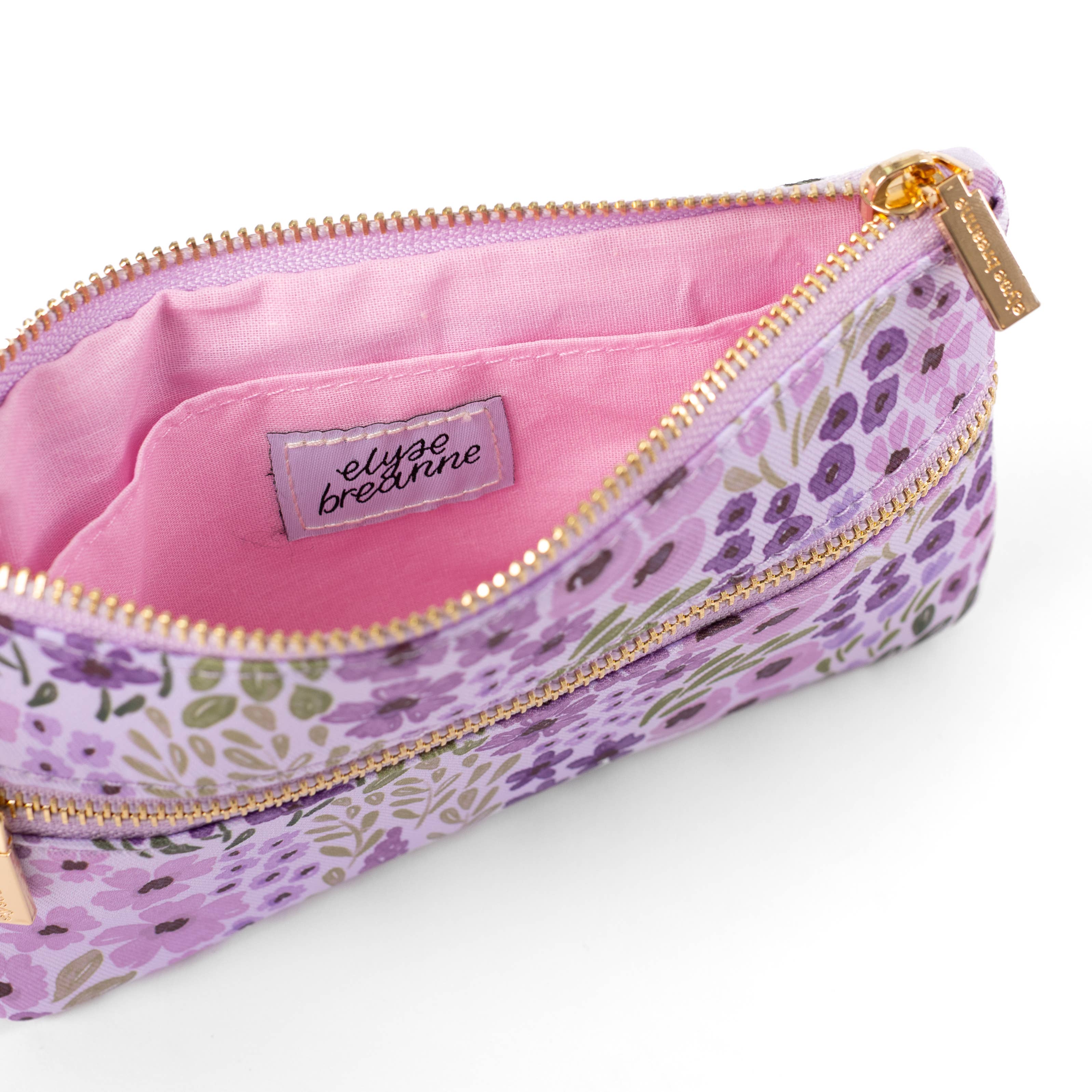 Lilac Floral Pencil Pouch