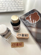 Cozy Ink Sesh Wooden Stamp