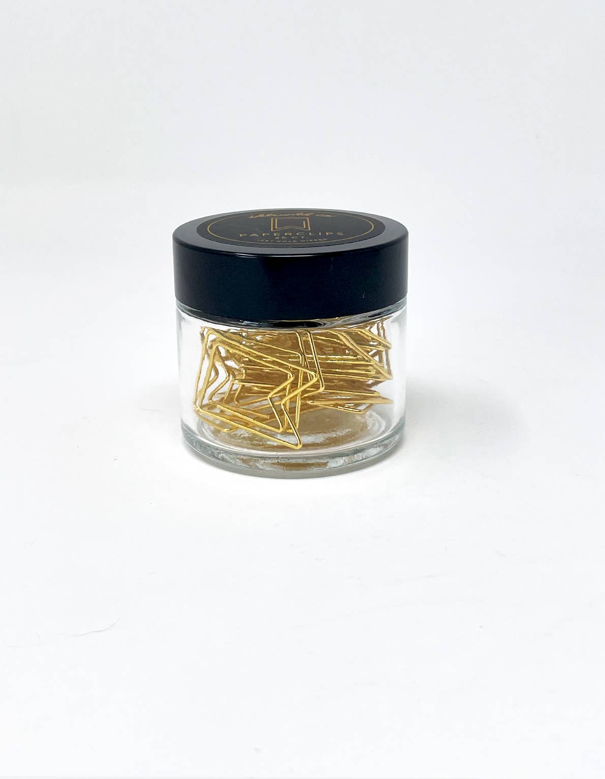 Gold Plated Paper Clips (Jar of 25) | Flag