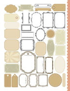 Junk Journal Cutouts: Vintage Designs by The Juliet Journal