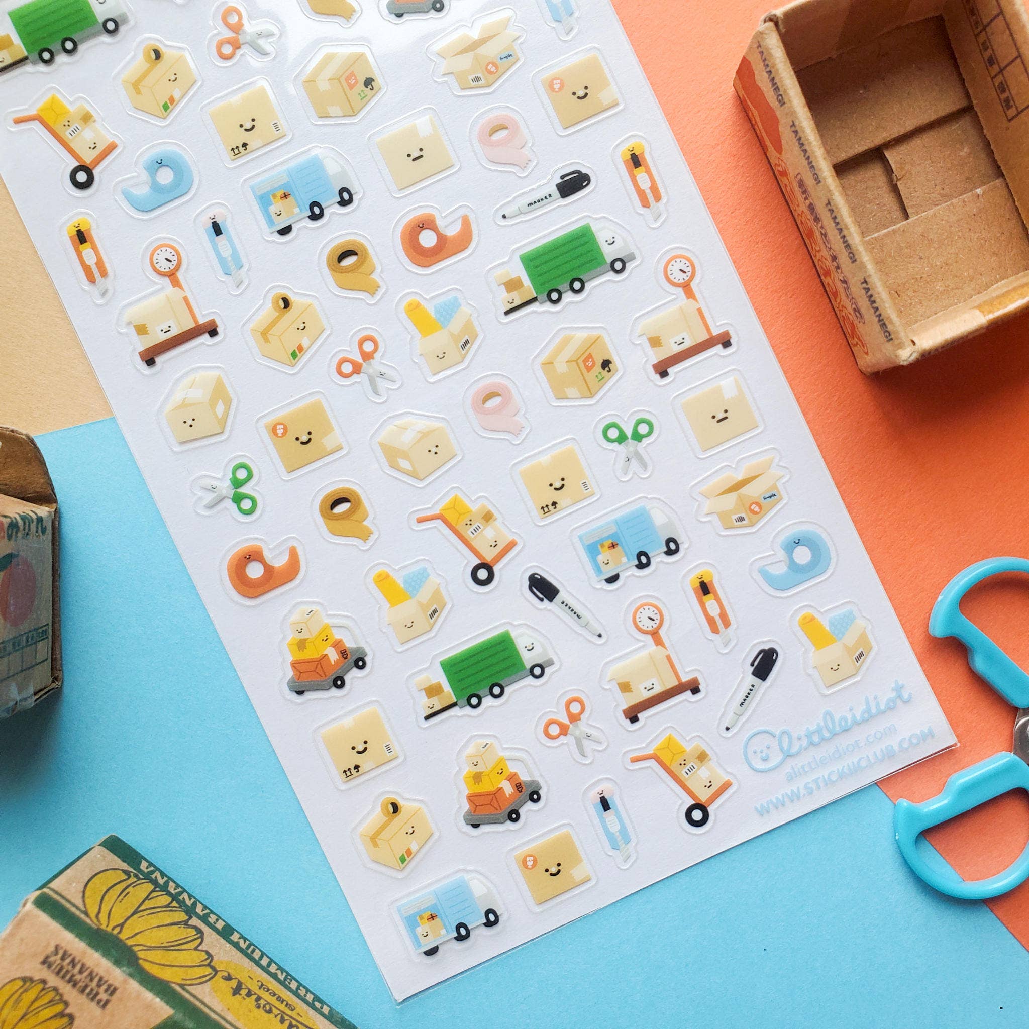 Happy Shipping Sticker Sheet