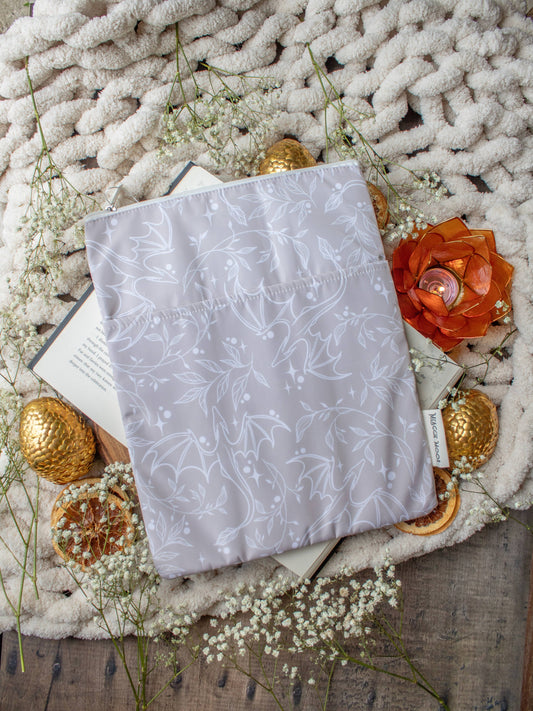 Book / Tablet Sleeve | Tan Dragons