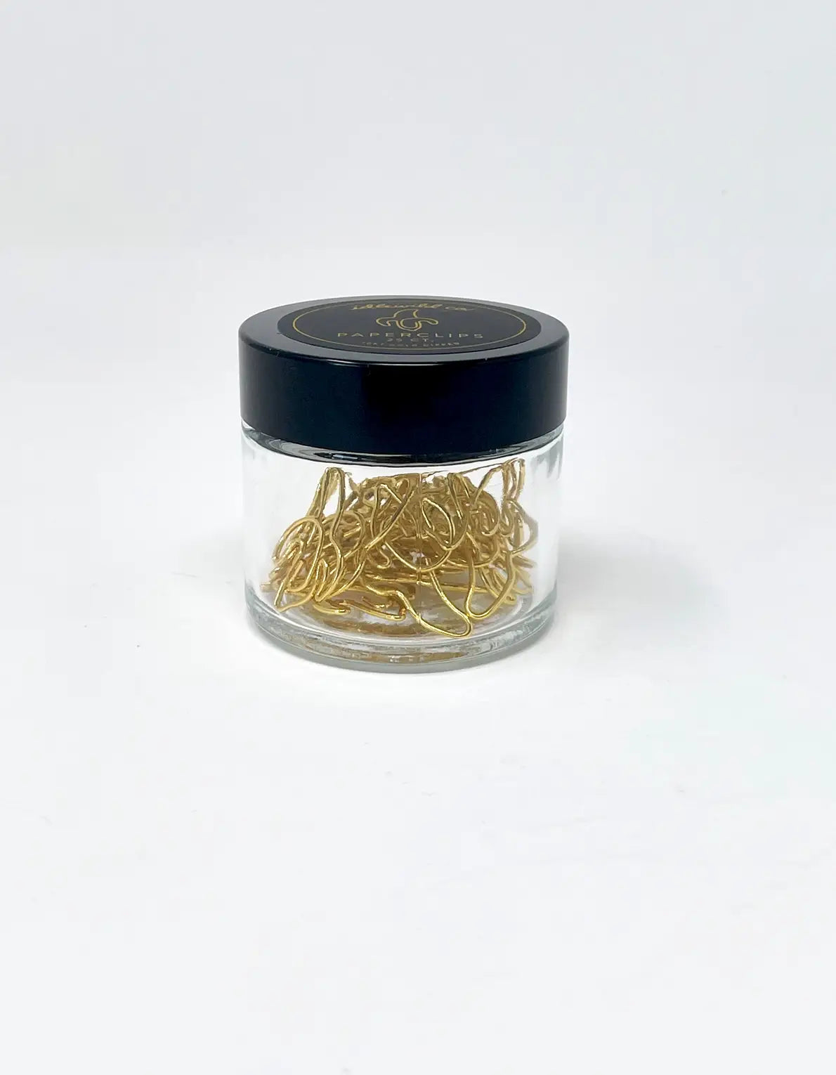 Gold Plated Paper Clips (Jar of 25) | Banana
