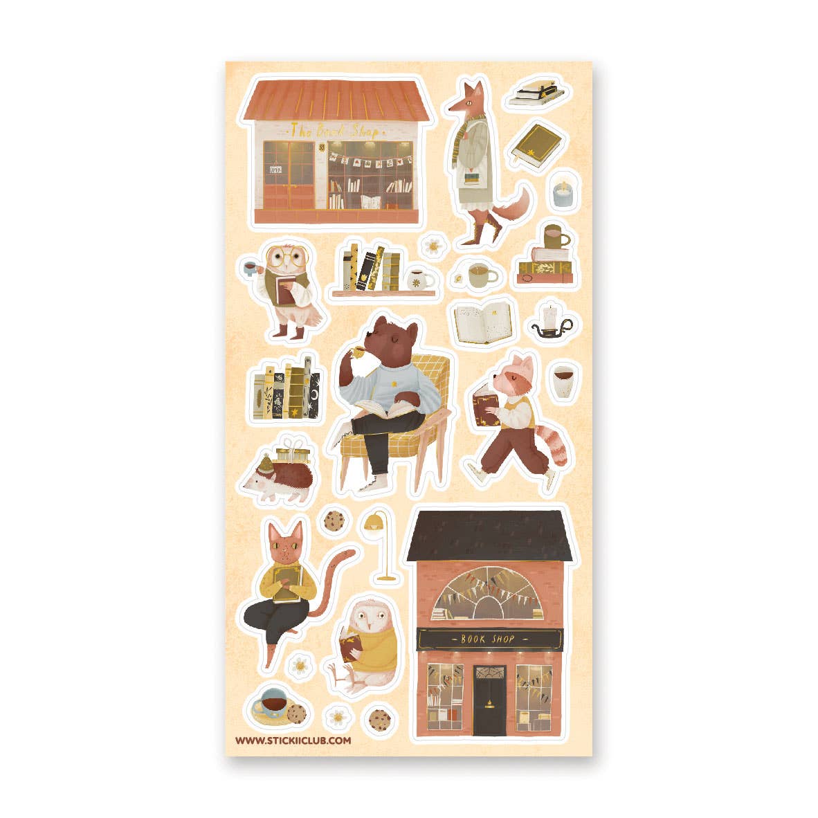 To the Bookshop Sticker Sheet