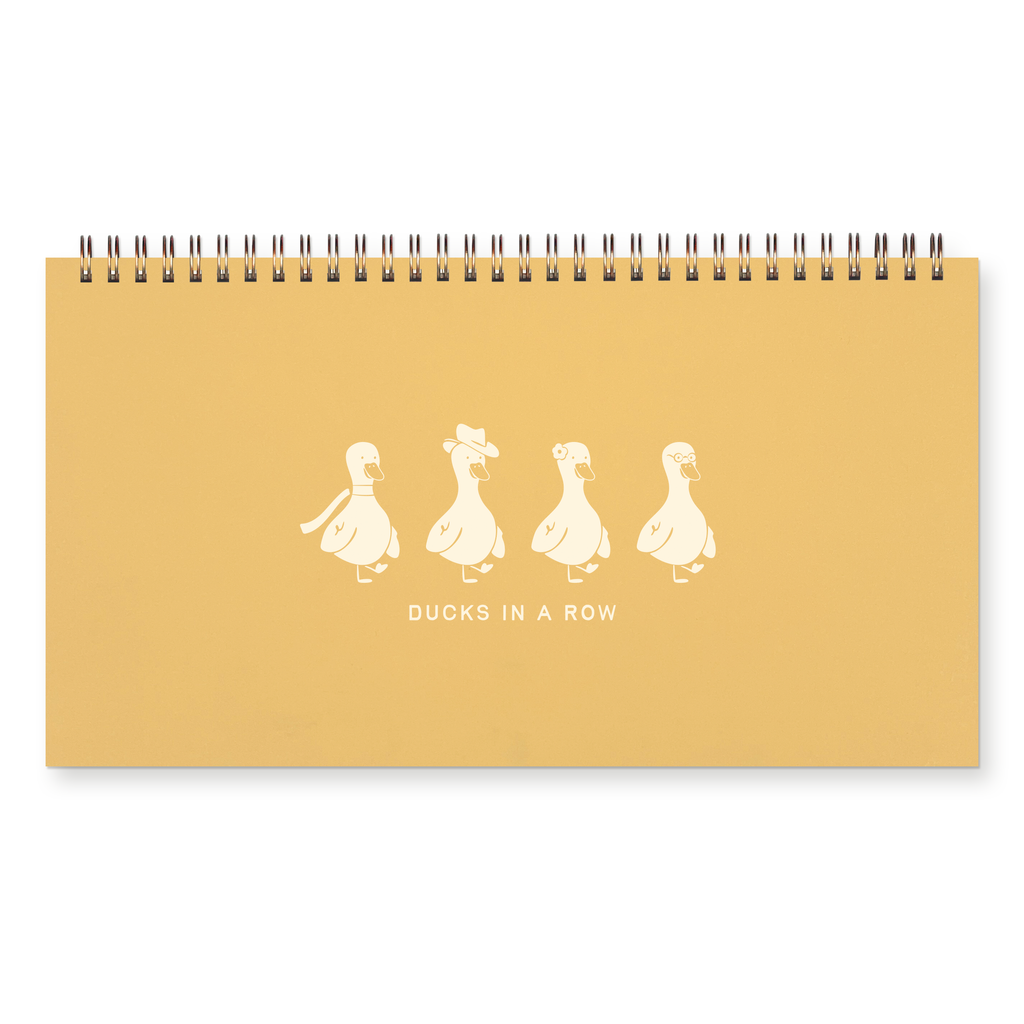 Ducks In A Row Undated Weekly Planner