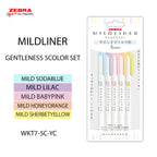 Zebra MildLiner  Highlighter 5 Color Set