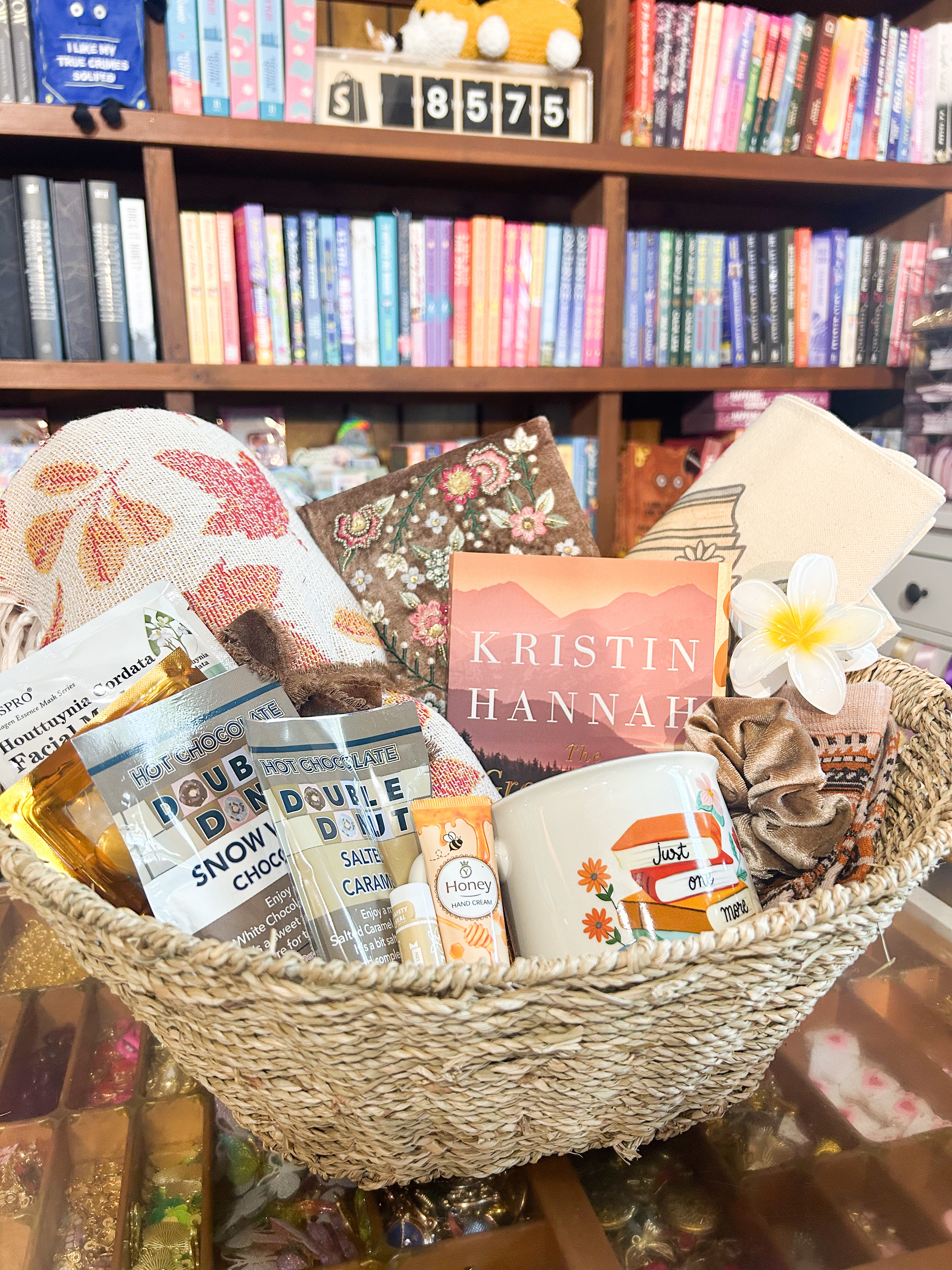 Cozy Book Basket